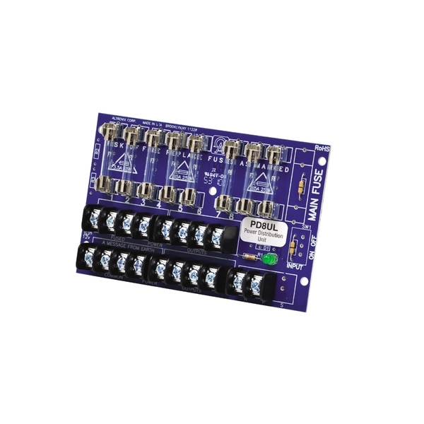 Altronix 8 OUTPUT POWER DISTRIBUTION, MODULE,  PD8UL